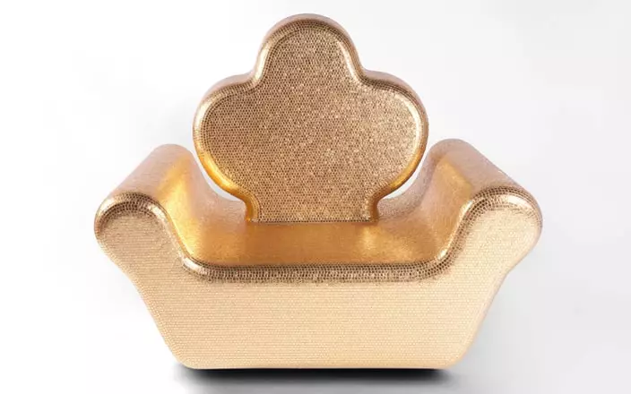 Poltrona Yellow Gold  - Alessandro Mendini - Armchair - Galerie kreo