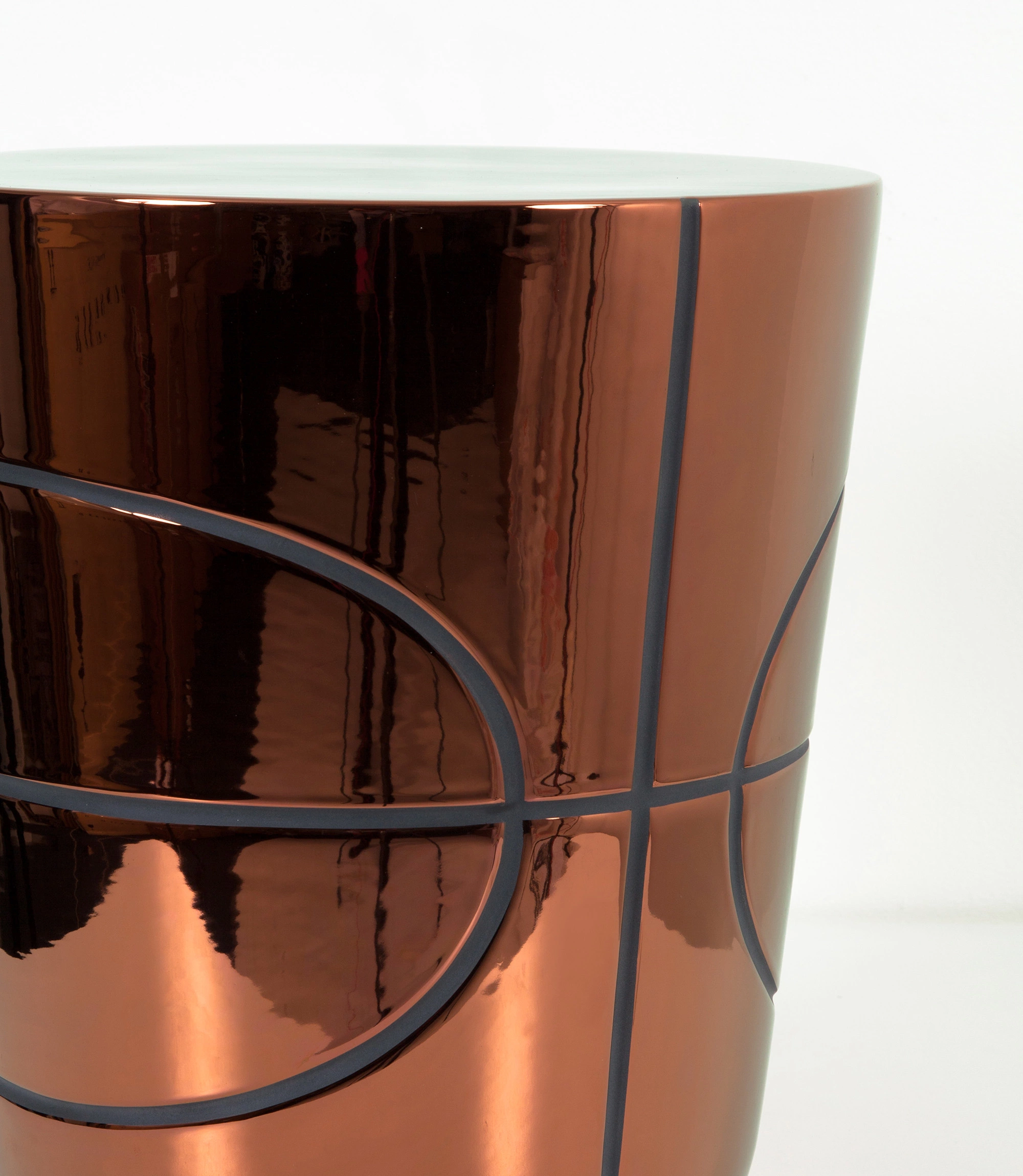 Game On Side Table - Copper Ceramic - Jaime Hayon - Side table - Galerie kreo