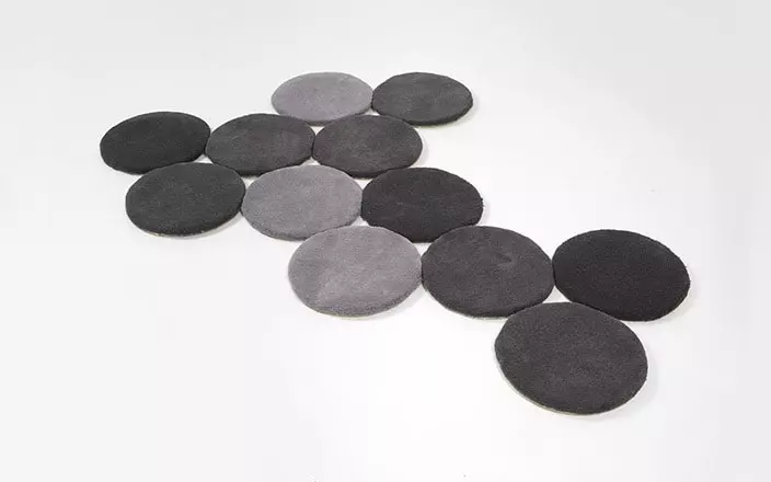 Grey Grappe Carpet  - Ronan & Erwan Bouroullec - Carpet - Galerie kreo