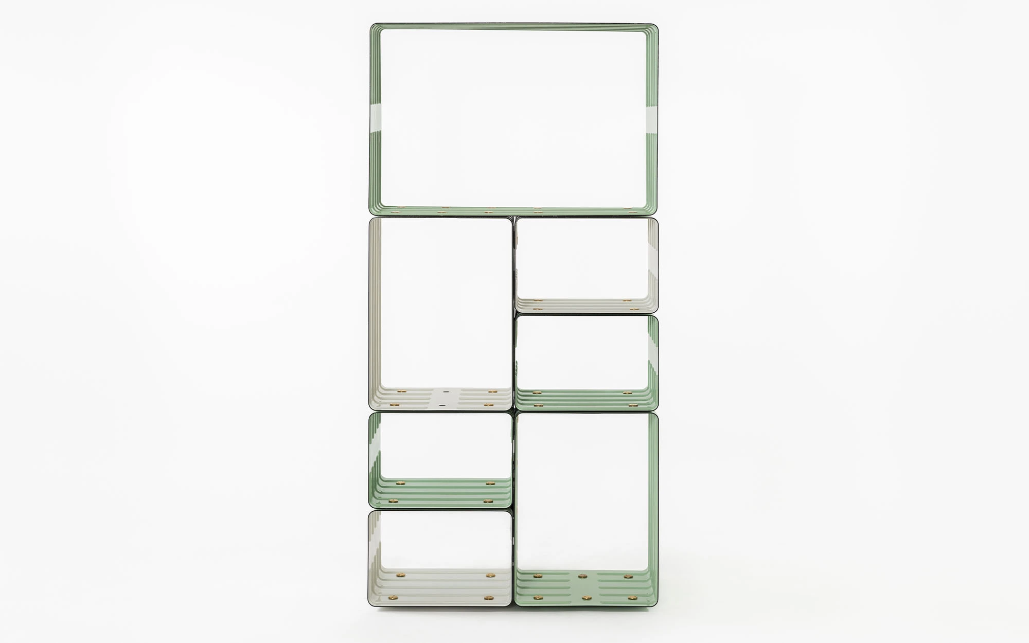 marc newson designs quobus, an enameled steel bookshelf for galerie kreo