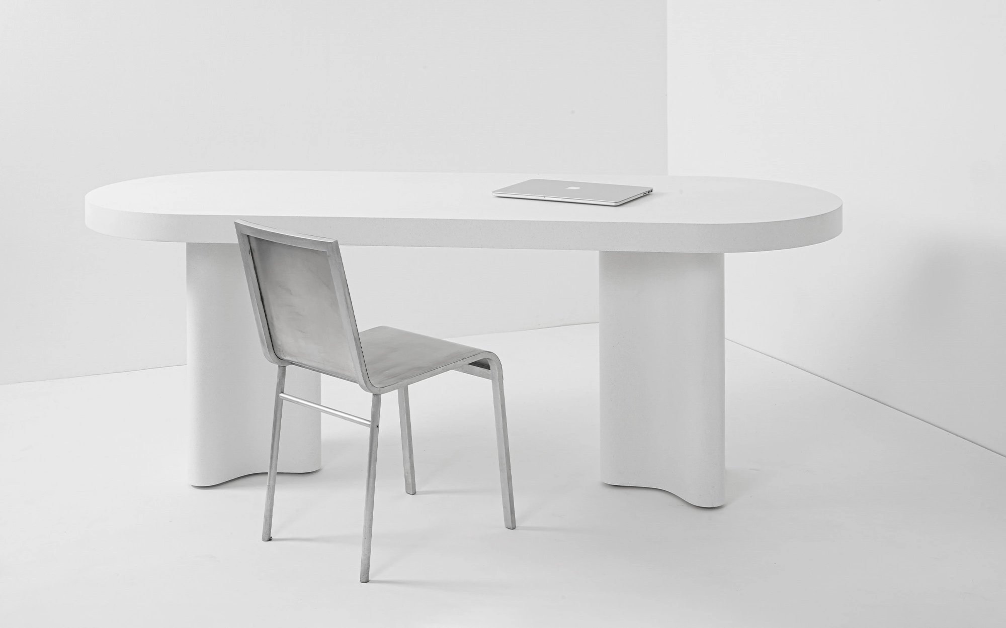 Azo oval table - François Bauchet - Table - Galerie kreo
