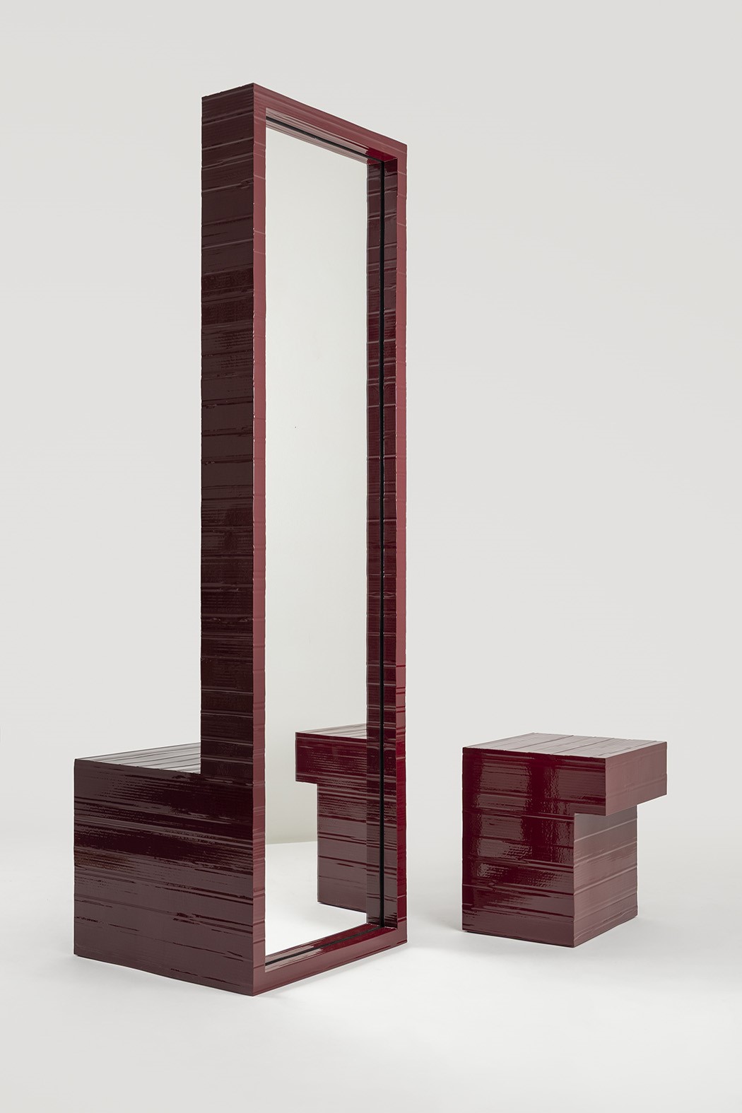 Jello Side Table L Square - Marco Campardo - Side table - Galerie kreo
