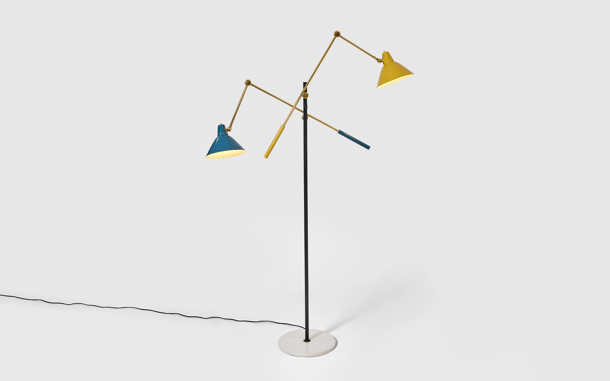 Floor light (blue & yellow) - Anonymous - Floor light - Galerie kreo