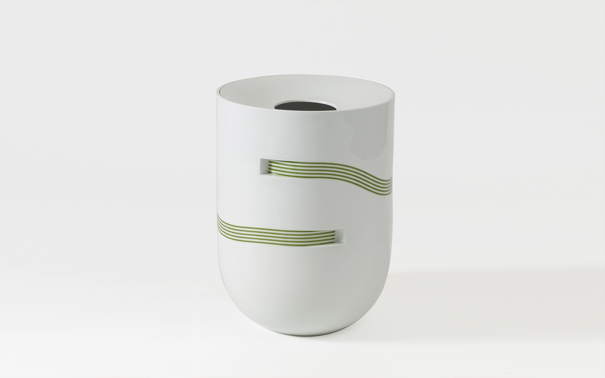 Ruban Vase Green - Pierre Charpin - Pendant light - Galerie kreo