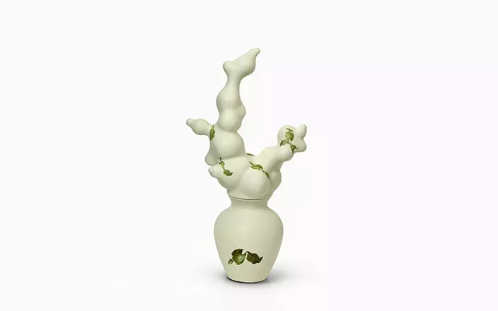 Blossom Vases (Green pearl - closed) - Studio Wieki Somers - Vase - Galerie kreo