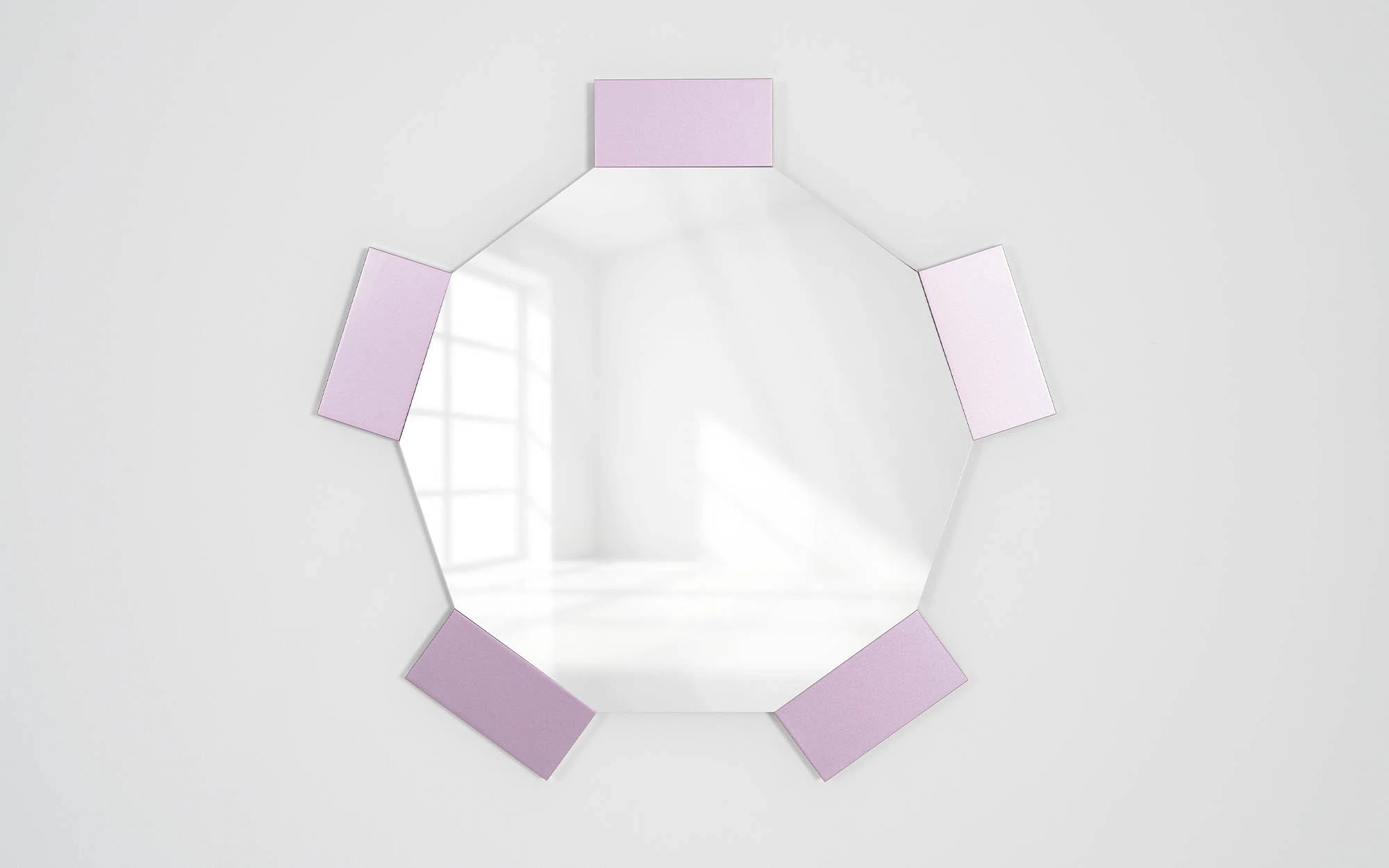 Mini Satellite 5 Mirror - Pierre Charpin - Pendant light - Galerie kreo