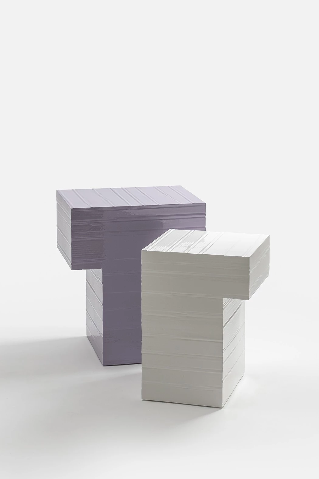 Jello Side Table L Square - Marco Campardo - Side table - Galerie kreo