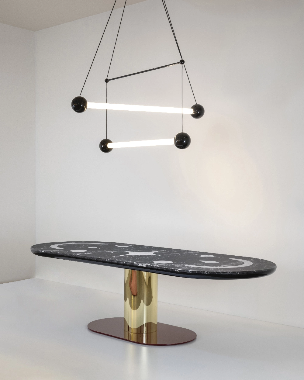 Trapeze 2 Ceiling light - Pierre Charpin - Pendant light - Galerie kreo