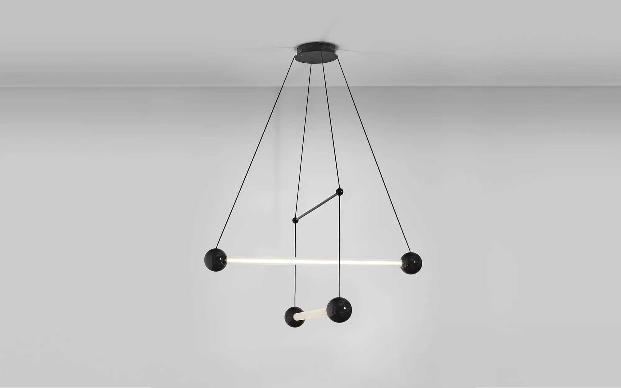 Trapeze 2 Ceiling light - Pierre Charpin - Pendant light - Galerie kreo