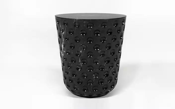 Game On Side Table - Black Marble - Jaime Hayon - Vase - Galerie kreo