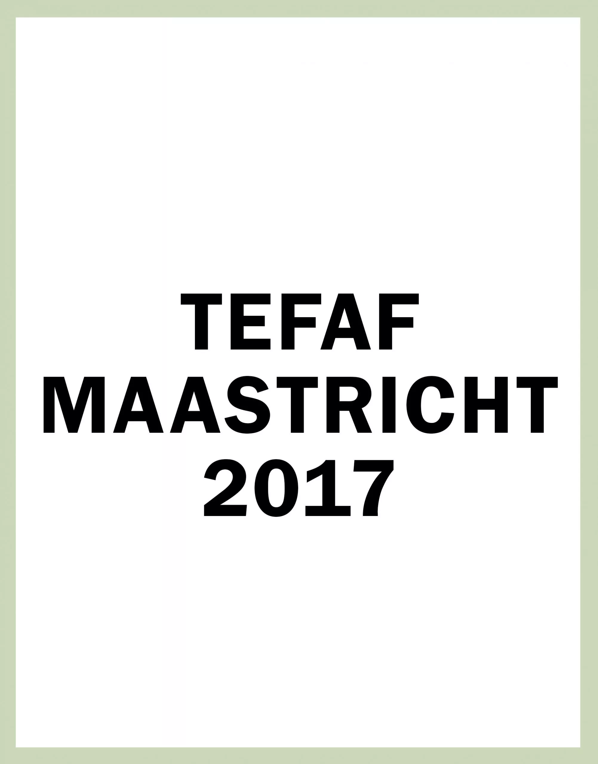 Alessandro Mendini  - TEFAF Maastricht 2017