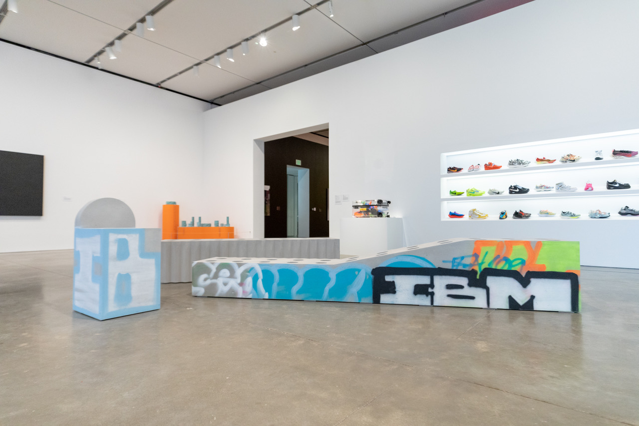 virgil abloh brings an urban language to galerie kreo, paris